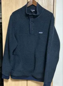 パタゴニア シアーリングボタンプルオーバー　ネイビー　XL