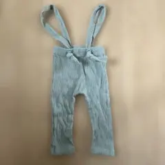 ベビー　サスペンダー付きリブレギンス　アースカラー　韓国服系