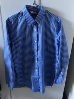 青シャツ Mサイズ