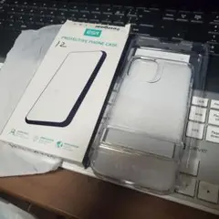 在庫処分 iP 12 ESR クリアケース キックスタンド