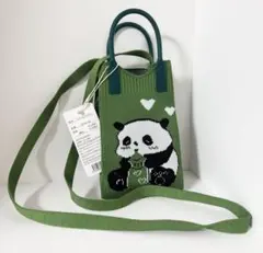 稚*o様 【新品・タグ付き】 D.KELLY パンダ柄 ミニトート ショルダーバ