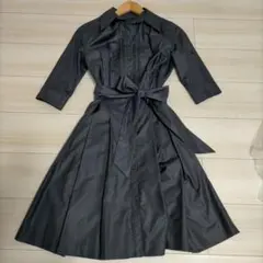 MK ブラック シャツワンピース