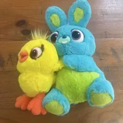 【新品】トイストーリー4 ダッキー&バニー　ハンドパペット　ぬいぐるみ