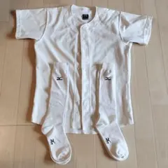 Mizuno ホワイト ユニフォーム L + ソックス24〜27センチ