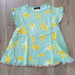 moujonjon バナナ柄 フリルTシャツ 80のサムネイル