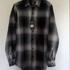 SHAKA WEAR フランネルシャツ S ブラックシャドウ チェックシャツ