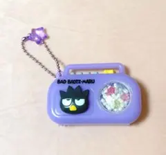 サンリオキャラクターズ　シークレットラジカセ形チャーム　バッドばつ丸