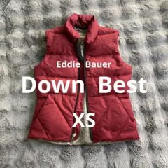Eddie Bauer エディーバウアー　ダウンベスト　赤　レディース　S