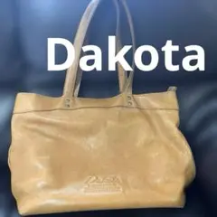 Dakota キャメル　レザートートバッグ
