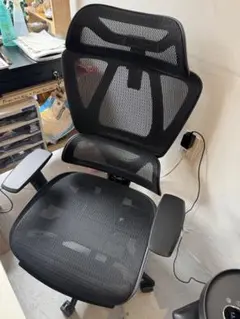 メッシュオフィスチェア ネイビ ZHT T703LS - メルカリ