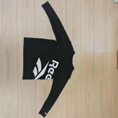 Reebok キッズ ラッシュガード 長袖 ブラック
