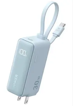 ANKER PowerBank 30w ブルー USB 急速充電