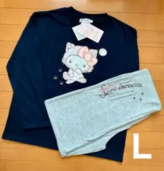 新品　サンリオ　ハローキティ　パジャマ　ルームウェア　レディース　Lのサムネイル
