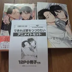 できれば愛をつづりたい　ろじ　アニメイト小冊子付き