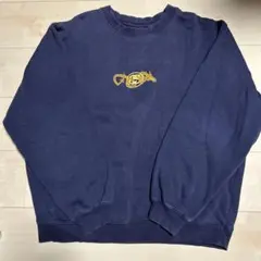 STUSSY 90s 90年代 ドラゴン 龍 USA製 紺タグ スウェット 90's USA製 Old Stussy Dragon Sweat M / オールドステューシー