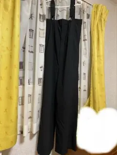 GU ブラック サロペット オーバーオール