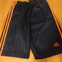 adidas CLIMA 36 半ズボン 150cm 黒/オレンジ