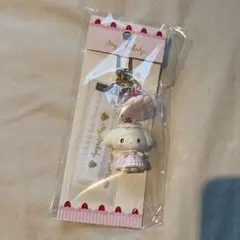 マイメロディ　マイメロ　 いちごホイップケーキ キーホルダー サンリオ