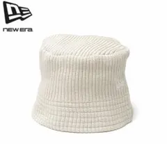 【美品】NEW ERA ニットキャップ ストーン オフホワイト ユニセックス