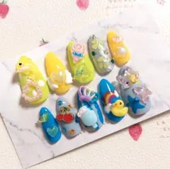 【スキニーオーバル】平成女児ポップ個性的クローバーウィッシュコアチェリー虹羽