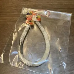 花モチーフ 布製ストラップ