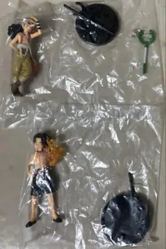 【★最終価格★】★ ワンピース　エース　ウソップ　フィギュア　２点
