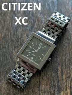 電池交換済み　CITIZEN XC シチズン クロスシー スクエア ブラック