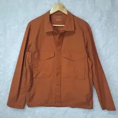 【美品】ユナイテッドアローズ グリーンレーベル シャツジャケット M ブラウン