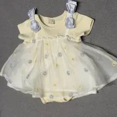 プティマイン 花柄ロンパース 70サイズのサムネイル