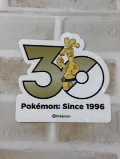 韓国限定 ポケモン 30周年記念 ステッカー 公式品 シール ツボツボ