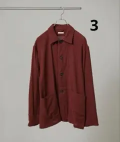 ULTERIOR 26SS WASHED WOOL SILK TWILL JKT - メルカリ