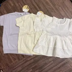 値下げ！新品タグ付き　訳あり　子供服　半袖　3枚　まとめ売り　90、100センチ