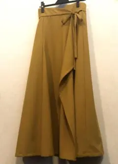 ヤマダヤ　ラップフレアスカート ロング丈
