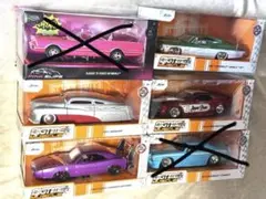 Jada Toys Bigtime Muscle ミニカー 6台セットのサムネイル