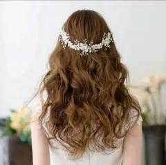 ウェディングヘッドドレス　2WAY