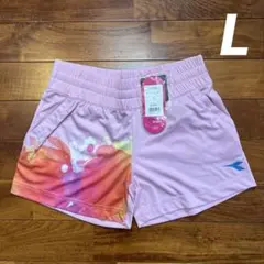 No.5285 DIADORA ディアドラ ショートパンツ ピンク L テニスのサムネイル