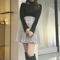 mercuryduo 미니 스커트 트위드