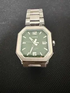 新品・希少】CASIO MTP-B195L-3AVDF グリーン レザーベルト - メルカリ