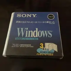 SONY 3.5インチフロッピーディスク 3枚入り