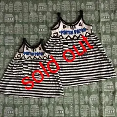 ☆音ママ様 専用☆【80・110】party party 姉妹おそろいワンピース