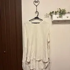 FREAK'S STORE ワッフル素材 ヘンリーネック 長袖カットソー