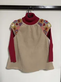 KP junior S キッズ　チュニック　毛糸