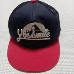 ザ・ノースフェイスYosemite トラッカーハット ネイビー レッド　KM