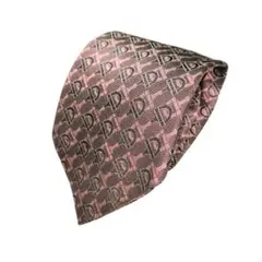 【ll様専用】GUCCI ネクタイ ピンク×ブラウン GG柄 蜂ロゴ シルク