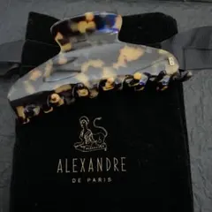 ALEXANDRE DE PARIS ヘアクリップ べっ甲柄 パール Mサイズ - メルカリ