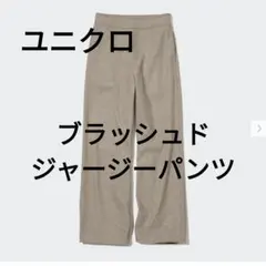 ユニクロ　ブラッシュドジャージーパンツ　ZARA、しまむら、コカ、ドゥクラッセ