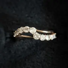 鑑別書付】0.52ct ブルーダイヤモンド プラチナリング 11号 5.58g 