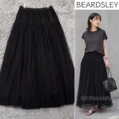 BEARDSLEY ビアズリー ドットパッチワークスカート - メルカリ
