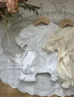 【美品】monbebe セレモニードレス ボンネット セット
