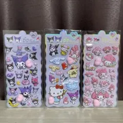 おしりシール マシュマロシール ぷにぷにシール リオ メロクロ 3枚セット